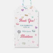 スイートドーナツかわいいカラフルギフトラベル ギフトタグ (裏面)