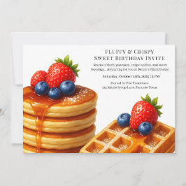 スイートドーナツブランチ | 誕生祝い 招待状