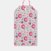 スイートドーナツマカロンとカップケーキありがとう ギフトタグ (裏面)