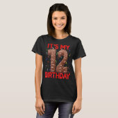 スイートドーナツ私の12誕生日12歳 Tシャツ (正面フル)