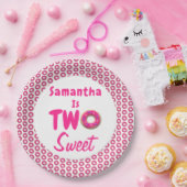 スイートドーナツ2歳2歳の誕生日 ペーパープレート (パーティー)