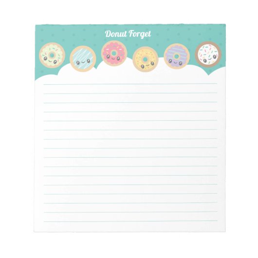 スイートドーナツ ノートパッド (正面)