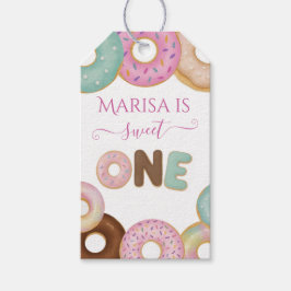スイートドーナツ バースデー | カラフル キッズパーティー - ギフトタグ