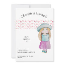 スイートドール水彩手絵を描形