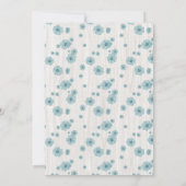 スイートド鹿バースデーパーティ招待状 招待状 (裏面)