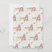 スイートド鹿バースデーパーティ招待状 招待状 (裏面)