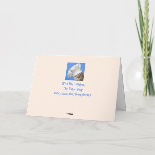 スイートナニーヤギ誕生日 カード (裏面)