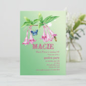 スイートネクタールガーデンパーティの招待状 招待状 (スタンド正面)