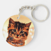 スイートネシー子猫アクリルキーチェーン(両面) キーホルダー (裏面)