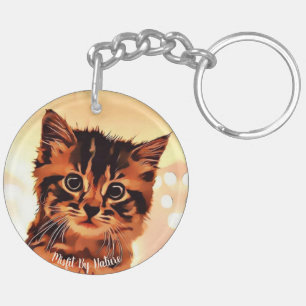スイートネシー子猫アクリルキーチェーン(2面) キーホルダー