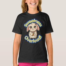スイートネスオーバーロードうさぎ かわいいキャラクター アニマル Tシャツ