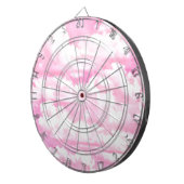 スイートハッピー明るい赤紫色ピンククラウド ダーツボード (正面右)