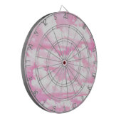 スイートハッピー明るい赤紫色ピンククラウド ダーツボード (正面左)