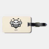 スイートハニービー – かわいい子供部屋ラインアート ラゲッジタグ (裏面横)