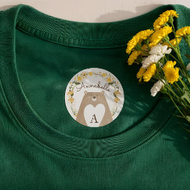 スイートハニービー&ベアーウォーター色ワイルドフラワー ラベル