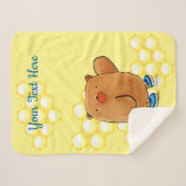 スイートハニーベア シェルパブランケット (正面(横))