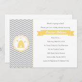 スイートハニーベビーシャワー招待状 招待状 (正面/裏面)