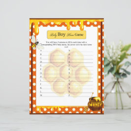 スイートハネビー男の赤ちゃんネームゲーム