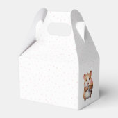 スイートハムスター、ピンクカップケーキチルドレン誕生日 フェイバーボックス (裏面サイド)