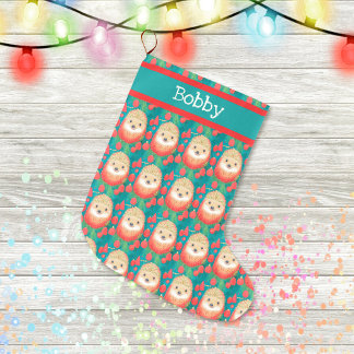 スイートハリネズミとグミドロップ ラージクリスマスストッキング