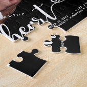 スイートハートの台本を紹介する誕生告知 ジグソーパズル (側面)