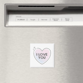 スイートハートの"I love you"テキスト マグネット