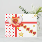 スイートハートのSweet sixteen贈りカスタマイズ物- 招待状 (スタンド正面)