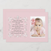 スイートハートコーナーズフォト宗教招待状 招待状 (正面/裏面)