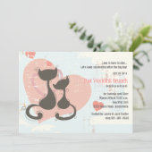 スイートハートネコの招待状 招待状 (スタンド正面)