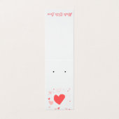 スイートハート折り畳み式イヤリングカード 名刺 (外部フラット)