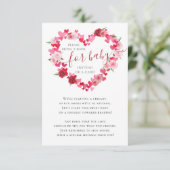 スイートハート赤ちゃんシャワーベビー用ブック エンクロージャーカード (スタンド正面)