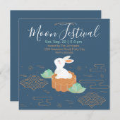 スイートバニーオンムーンケーキミッドオータムフェスティバル 招待状 (正面/裏面)