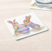 スイートバニーコースター スクエアペーパーコースター (アングル)