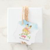 スイートバニーベビーシャワーお気に入りギフトラベル フェイバータグ (インサイチュ)