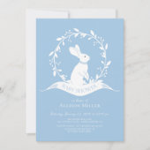 スイートバニーボーイズベビーシャワー招待状 招待状 (正面)