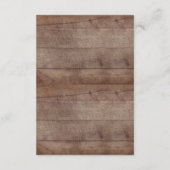 スイートバニー赤ちゃんシャワーベビー用ブック エンクロージャーカード (裏面)