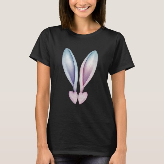 スイートバニー ハート 美意識 Tシャツ (正面)