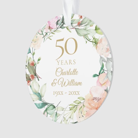 スイートバラズガーランド50周年記念写真 オーナメント (正面)