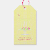 スイートバレリナカップケーキお祝い ギフトタグ (裏面)