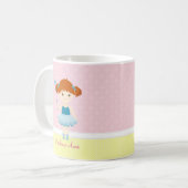 スイートバレリナカップケーキお祝い コーヒーマグカップ (正面左)