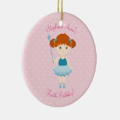 スイートバレリナカップケーキお祝い セラミックオーナメント (右)