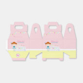 スイートバレリナカップケーキお祝い フェイバーボックス (折り畳みなし)