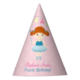 スイートバレリーナカップケーキ パーティーハット