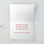 スイートバレンタインの誕生日恋しく思'You Lave シーズンカード (内部)