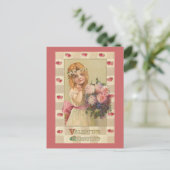 スイートバレンタインガールとフローラブケッツ(2) シーズンポストカード (スタンド正面)