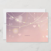 スイートバレンタインパーティの招待状 招待状 (裏面)