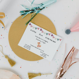 スイートバレンタインベビーシャワー招待状 招待状