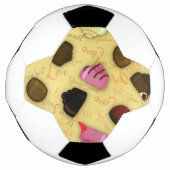 スイートバレンタイン – バレンタインデキャンディパターン サッカーボール (正面)
