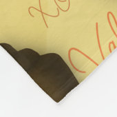 スイートバレンタイン – バレンタインデキャンディパターン フリースブランケット (角)