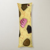 スイートバレンタイン – バレンタインデキャンディパターン ボディピロー (裏面 (縦))